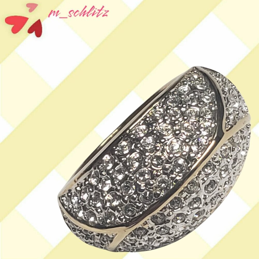 Camille Lucie Crystals and Gold Path Event Ring - 8 - Picture 2 of 4